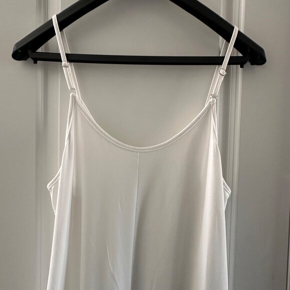 White Sleeveless Maxi Dress With Adjustable Spaghetti Straps XL - Picture 5 of 6